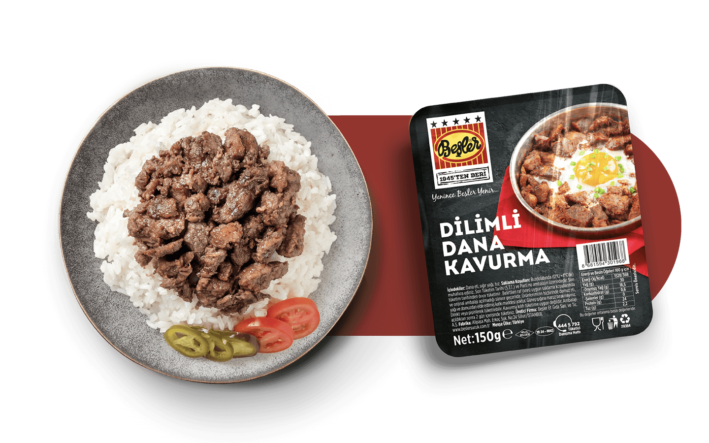 Dilimli Dana Kavurma